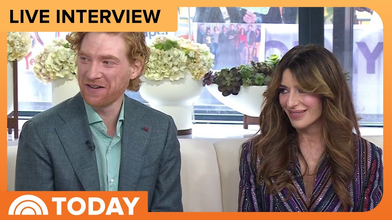 Domhnall Gleeson and Sabrina Impicciatore speak 'The Paper' - YouTube