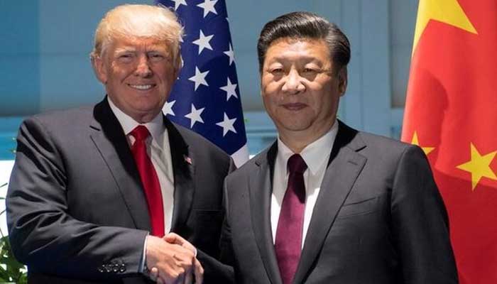 President Donald Trump and Chinese President Xi Jinping (RETD) set their hands before a meeting outside the G20 summit in Hamburg, Germany. - Reuters/file