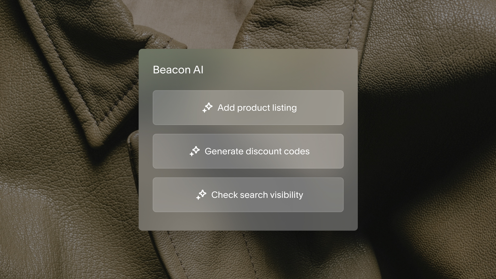 Squarespace Beacon AI screen capture