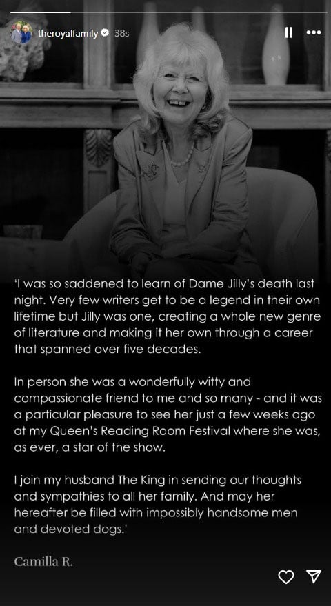 Queen Camilla gets emotional in a new statement