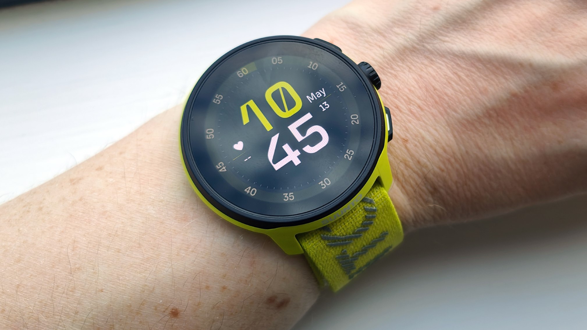 Doll with a yellow suunto run