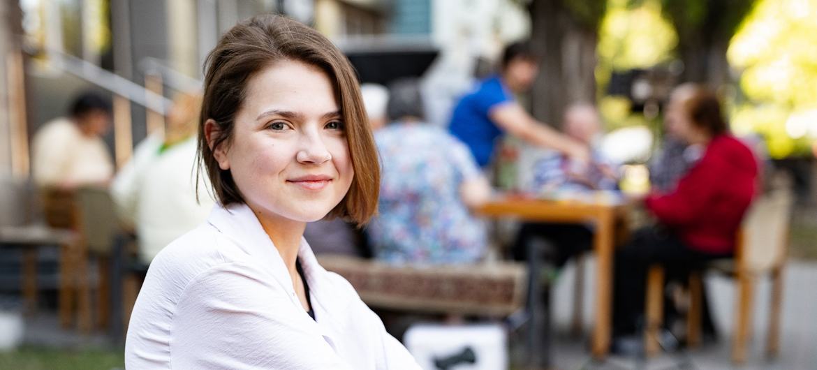 The Chișinău center offers Margo a safe place to share her experiences and find support.