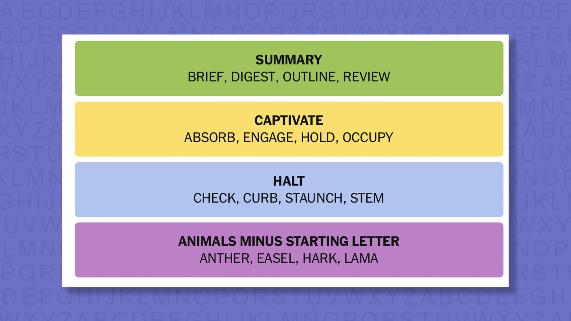 NYT Connections answers game 856 on a purple background
