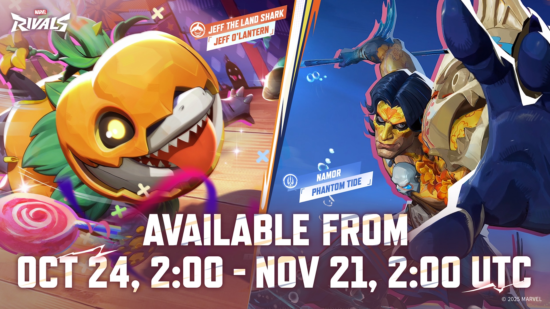 Jeff and Namor Halloween Skins