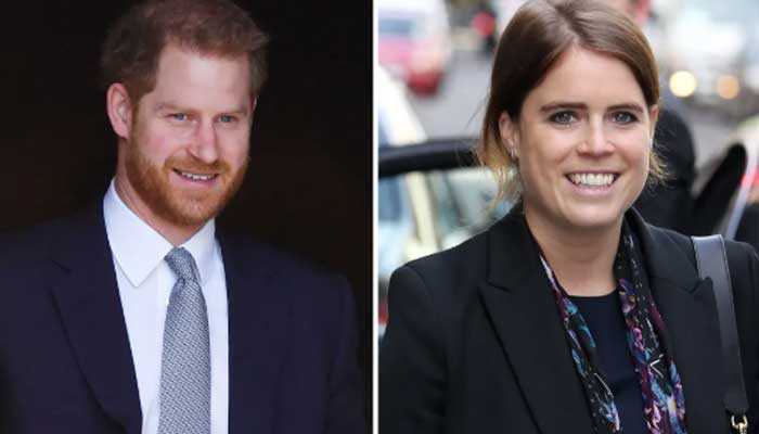 Prince Harry and Princess Eugenie: file photo