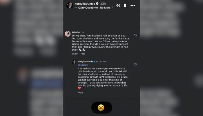 Bunnie Xo responds to critics over Jelly Roll scandal with powerful message