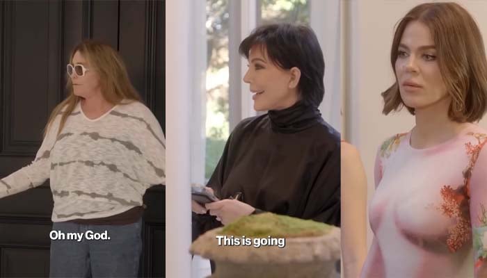 Kris Jenner's ex Caitlyn reunites with the Kardashian-Jenner clan for the last time at their old house