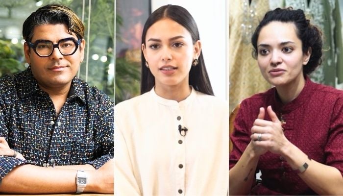 (From left to right) Tabish Khoja, Erica Robin and Parishae Adnan. — Reporter