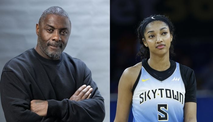 Idris Elba learns Angel Reese basketball advice in a Dynamite Set house