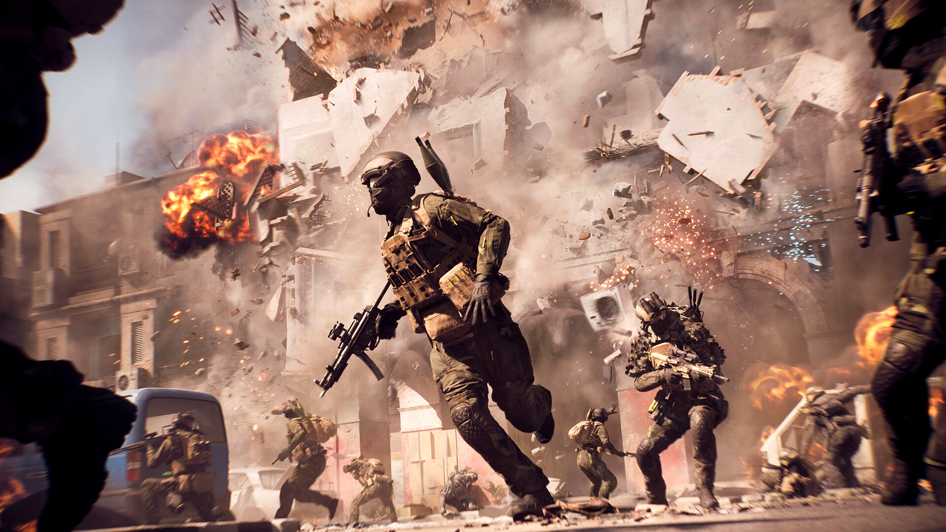 A promotional photo for Battlefield 6.