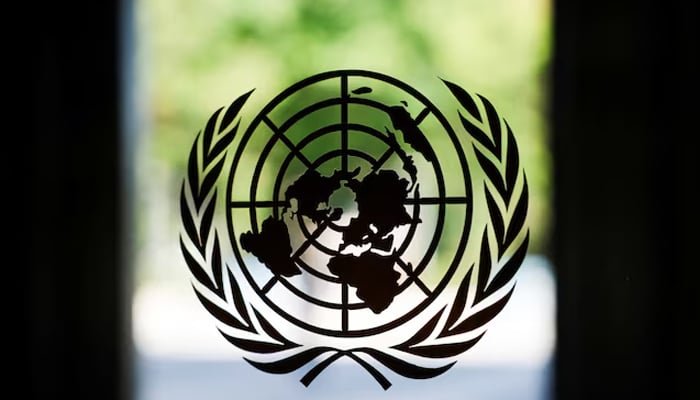 The United Nations logo adorns a window at the UN headquarters in New York City, United States, on September 18, 2025. – Reuters