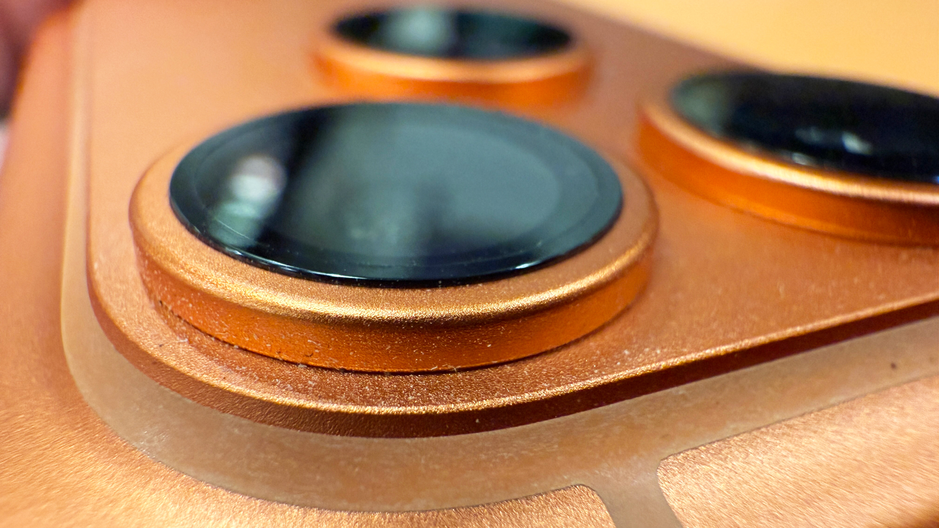 Apple iPhone 17 Pro max close -up for scratchgate