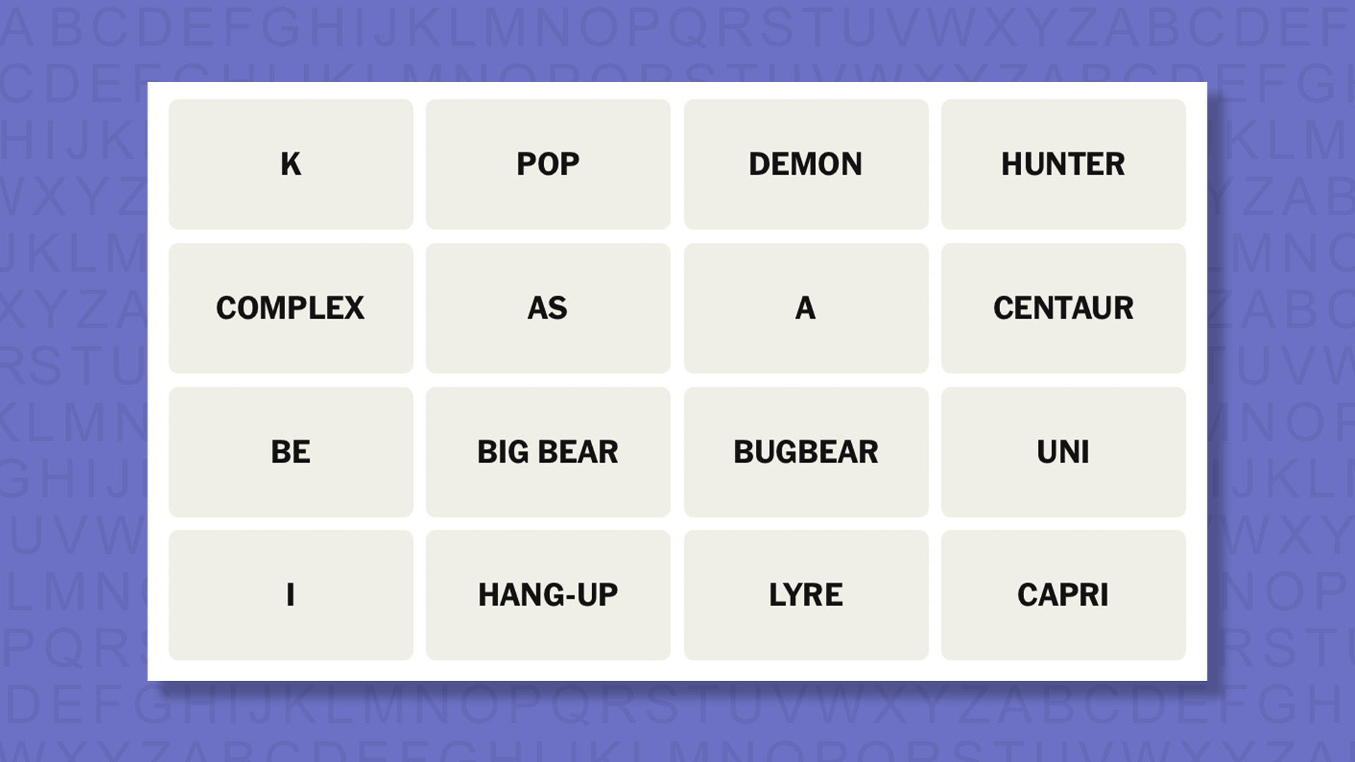 NYT Connections tips for the game 862 on a purple background