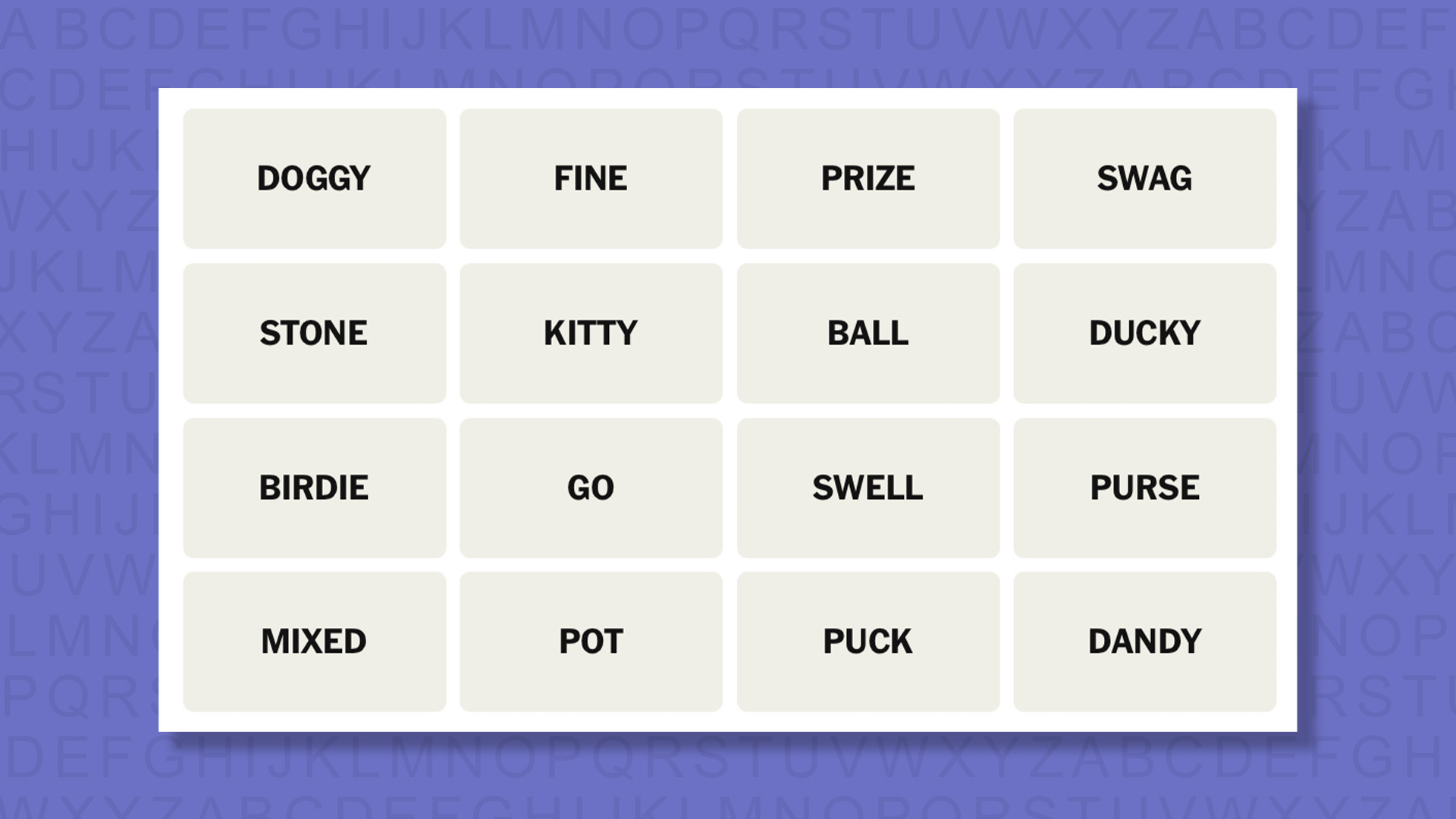 NYT Connections Tips for the 865 game on a purple background