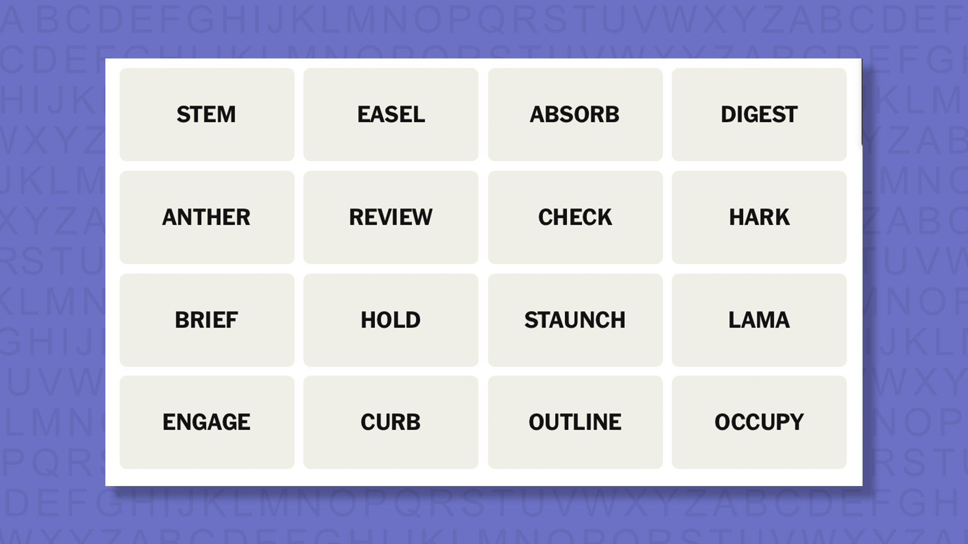 NYT Connections Tips for Game 856 on a Purple Background