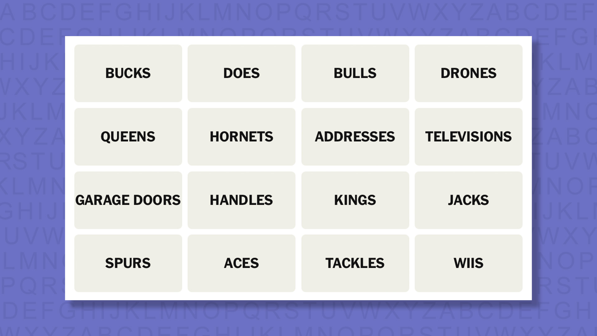 NYT Connections tips for the game 863 on a purple background