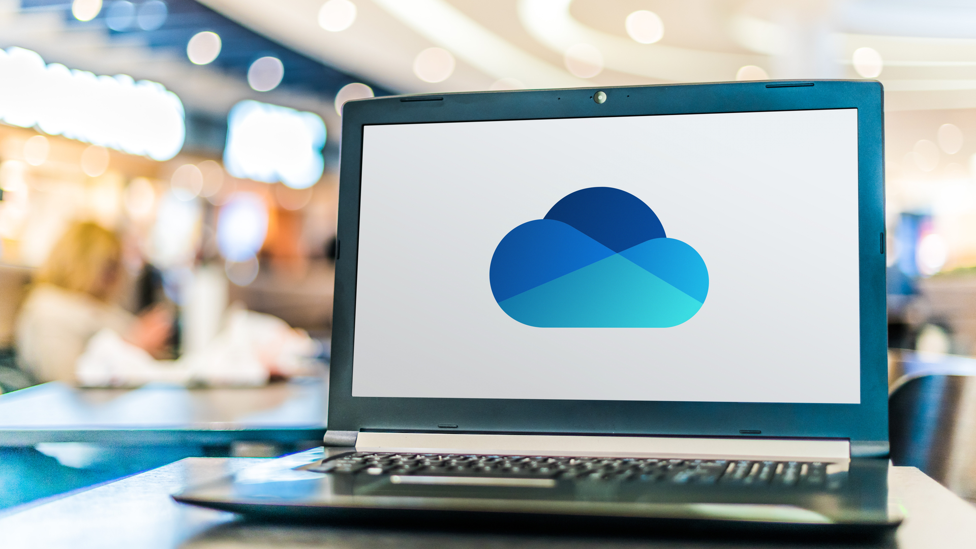 OneDrive on a laptop