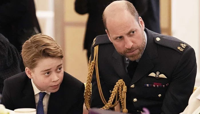 Prince William told him that it is not a good idea to hide Prince George