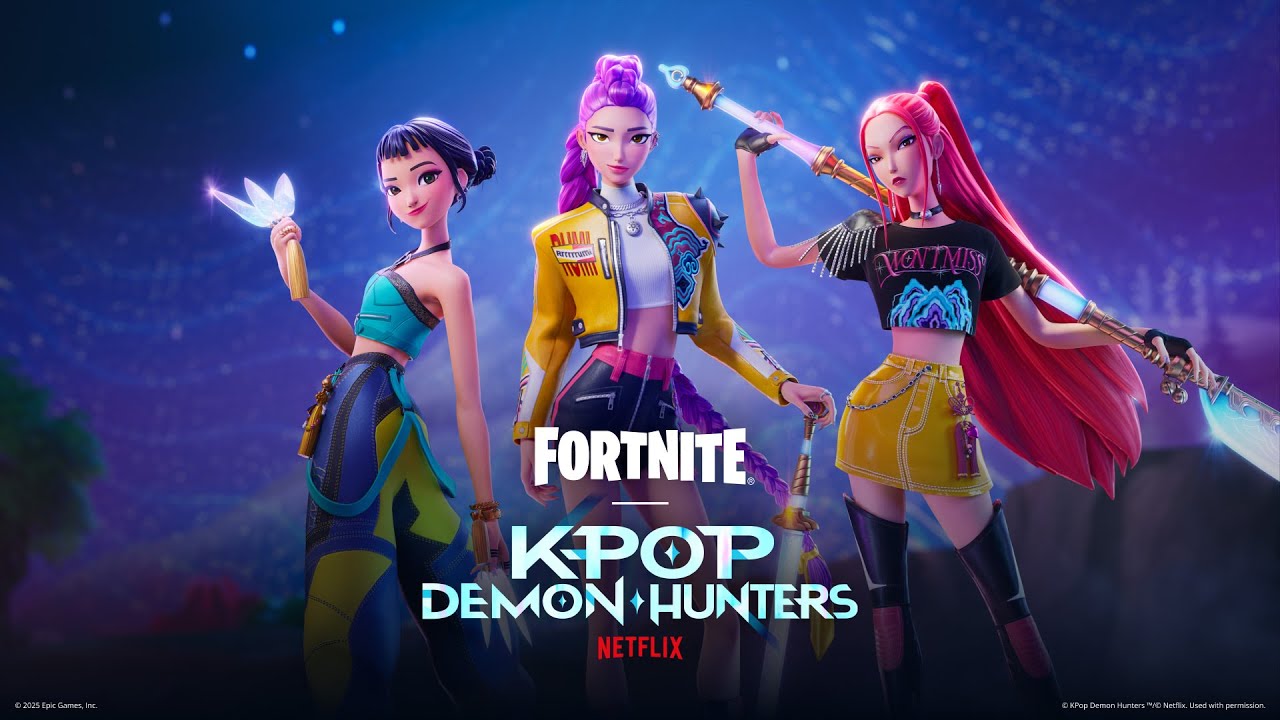 Kpop Demon Hunters takes over Fortnite - YouTube
