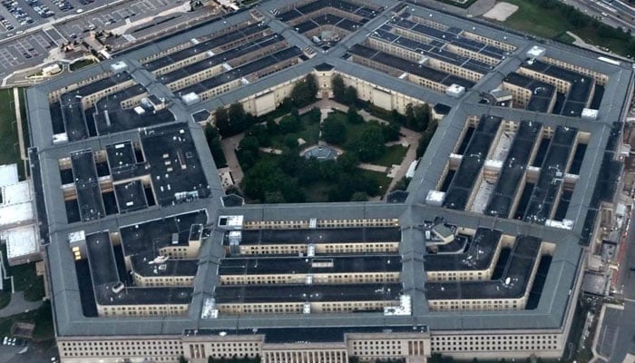 An aerial image of the Pentagon building. - AFP/file
