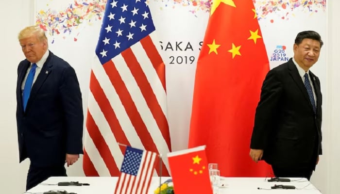 U.S. President Donald Trump attends a bilateral meeting with Chinese President Xi Jinping during the G20 leaders' summit in Osaka, Japan, June 29, 2019.— Reuters