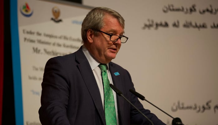 UNICEF Representative in Yemen, Peter Hawkins. —Unicef