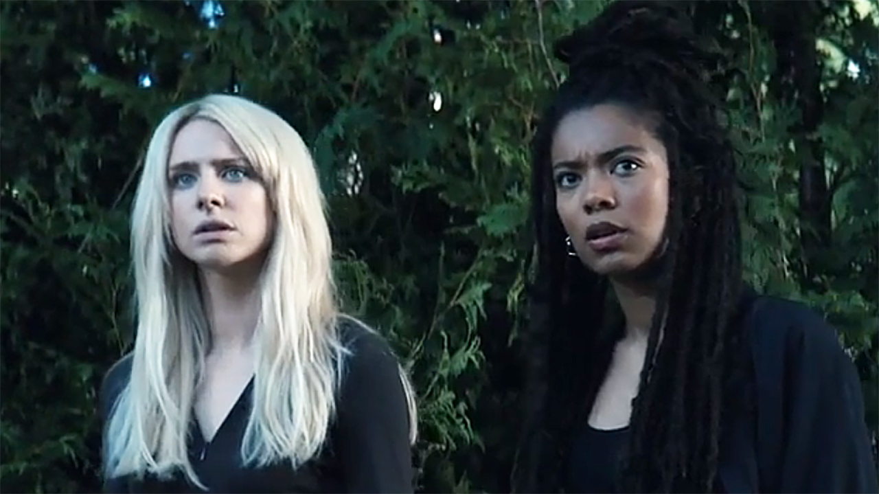 Cate and Marie seem surprised in Gen V season 2 episode 7