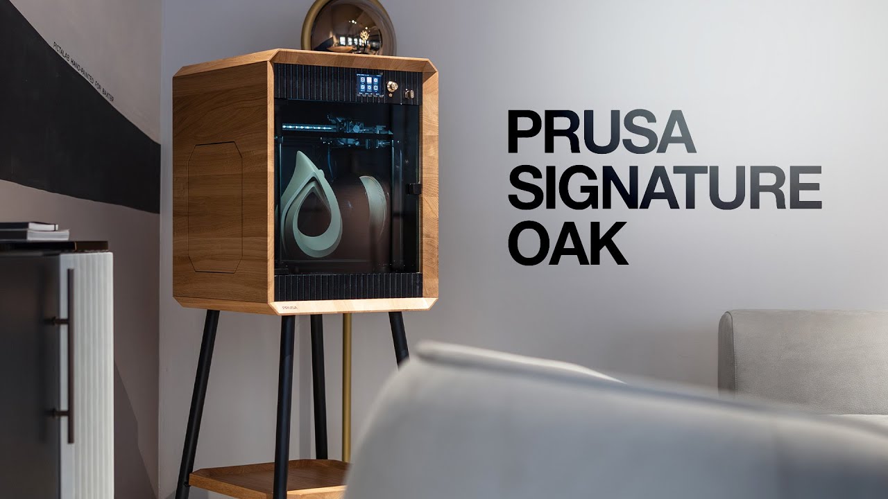 Prusa Signature Oak - Exclusive and limited edition of only 250 units - YouTube