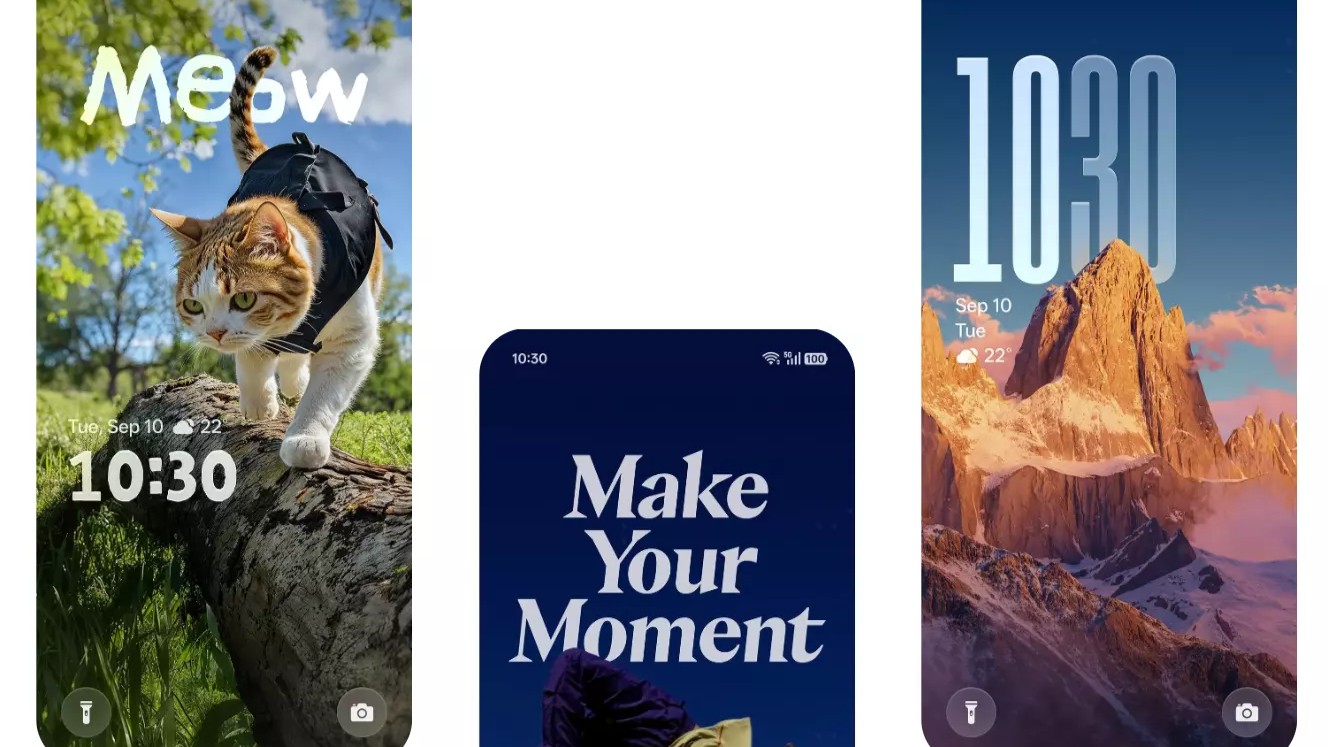 Screenshots of Oppo ColorOS 16