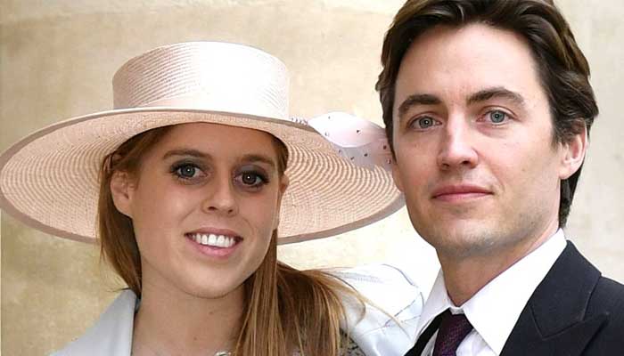 Edoardo Mapelli Mozzi with his wife, Princess Beatrice