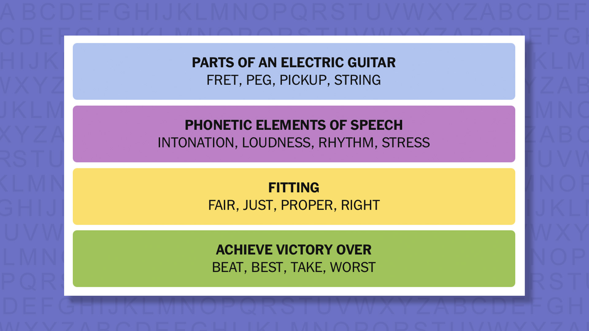 NYT Connections answers game 901 on a purple background