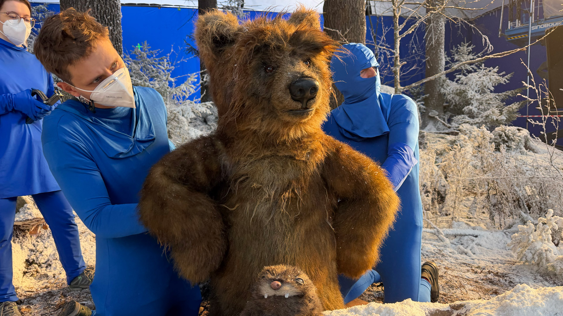 Creatures from Apple's Christmas ads