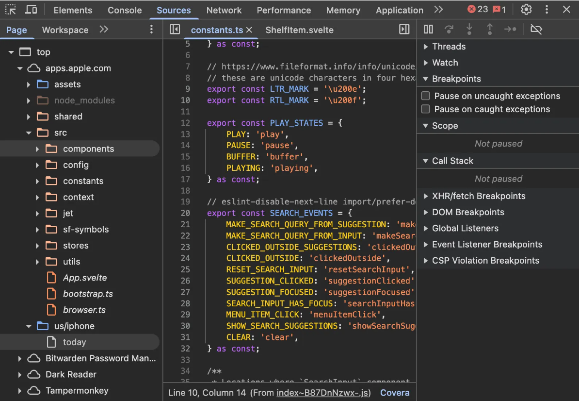 Apple App Store Source Code