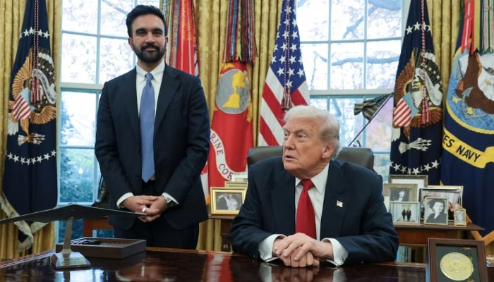 US President Donald Trump meets with New York City Mayor-elect Zohran Mamdani at the White House in Washington, DC, United States, November 21, 2025. – Reuters