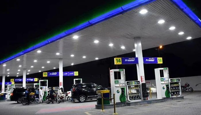 In this undated image you can see a gasoline pump in the federal capital. — Online/File