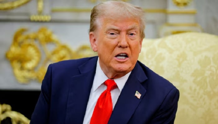 US President Donald Trump speaks at an event in this undated photo. — Reuters/Archive