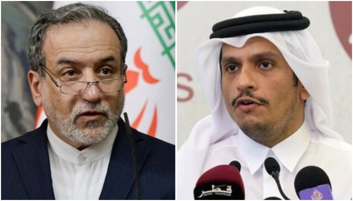 This collage shows Iranian Foreign Minister Seyed Abbas Araghchi (left) and Qatari Foreign Minister Sheikh Mohammed bin Abdulrahman Al-Thani. — Reuters/Archive
