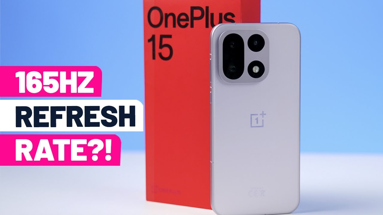 OnePlus 15 practical: a MEGA battery and 120W charging! - YouTube