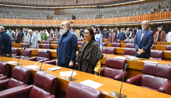 National Assembly session underway in Islamabad on November 11, 2025. – X/@NAofPakistan