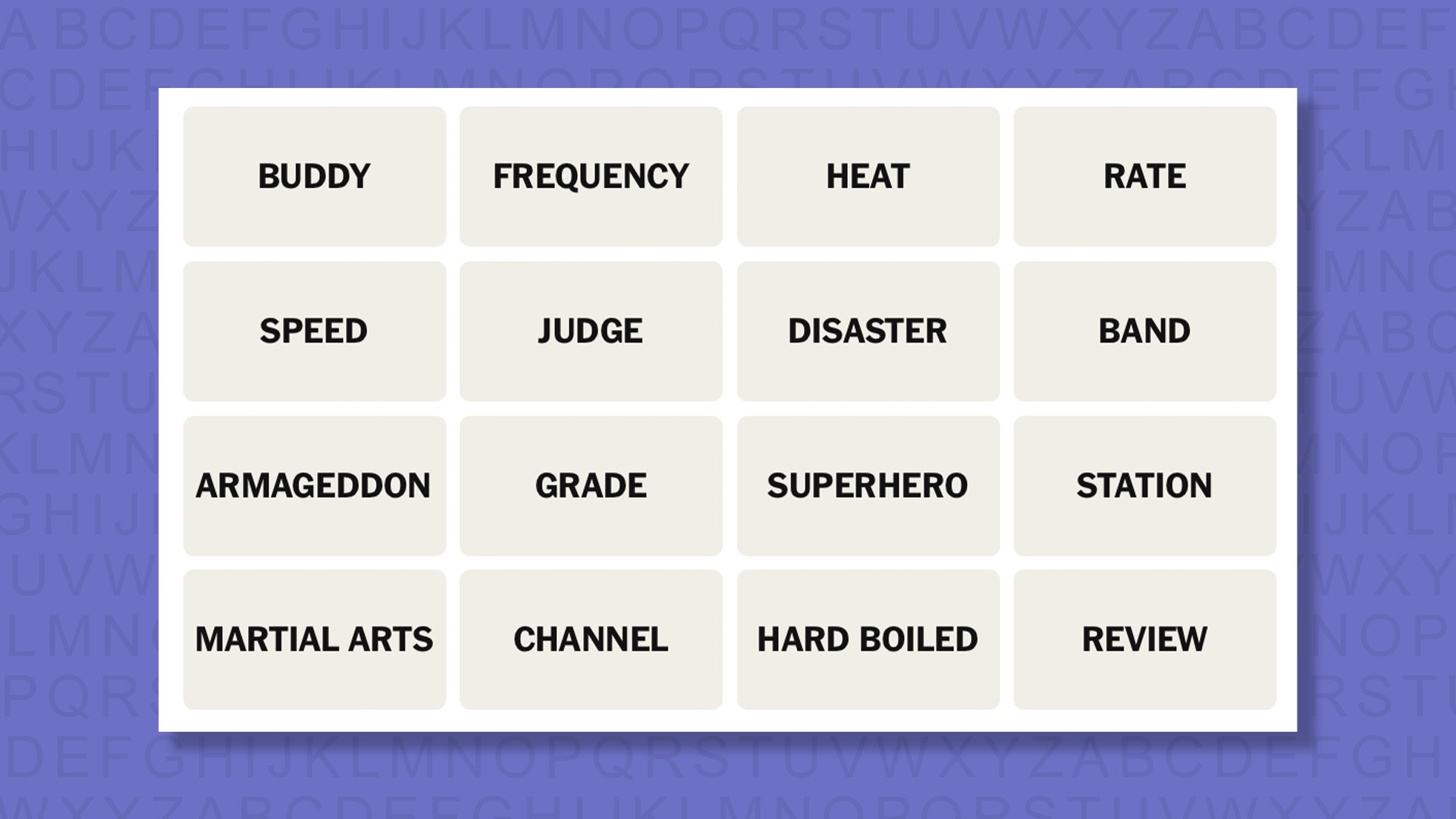 NYT Connections Tips for the 887 game on a purple background