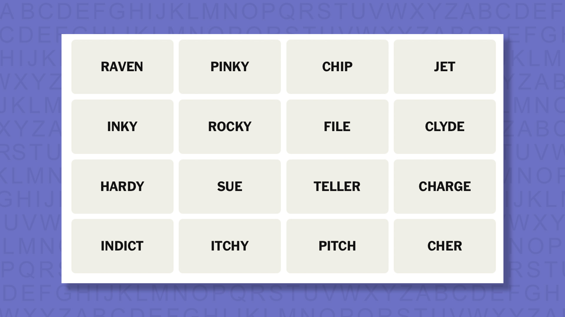 NYT Connections tips for the game 874 on a purple background