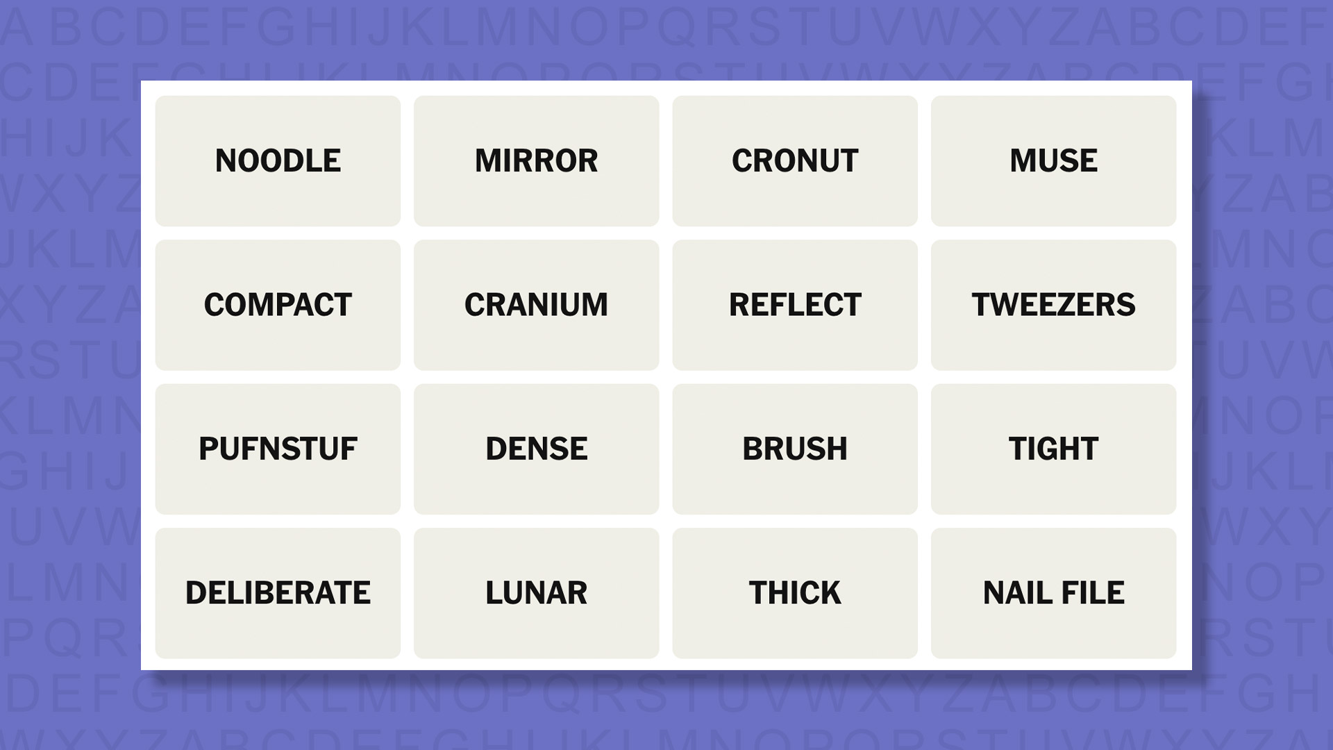 NYT Connections Tips for the 882 game on a purple background