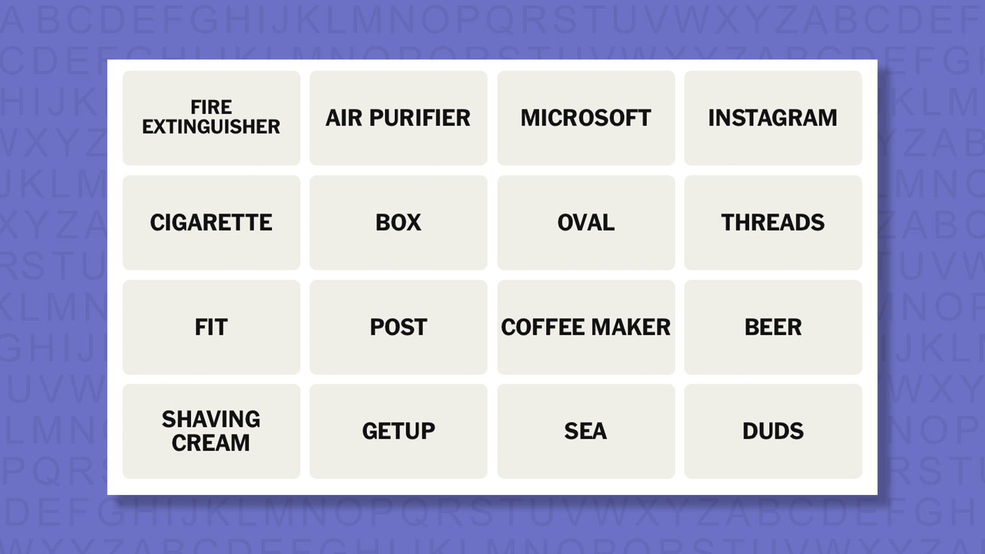 NYT Connections Tips for the 886 game on a purple background