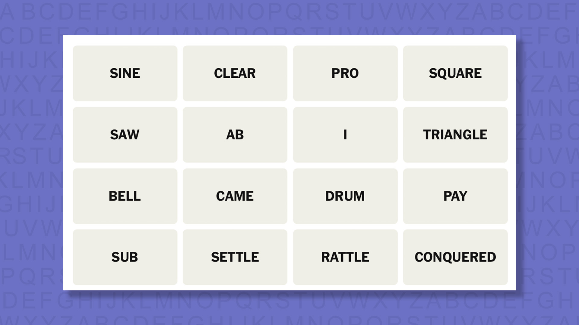 NYT Connections Tips for the 883 game on a purple background