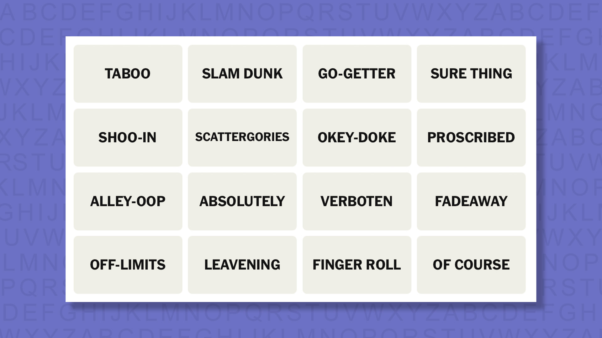 NYT Connections Tips for the 890 game on a purple background