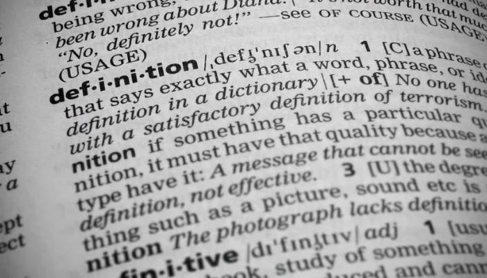 A representative image of a dictionary.—AFP/File