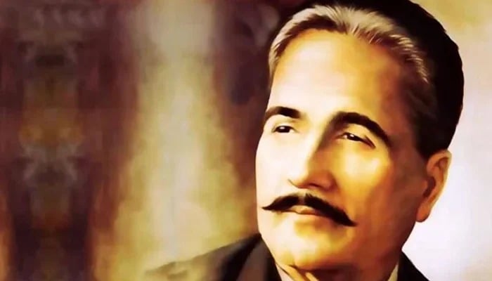 A portrait of the country's national poet, Allama Iqbal. — Radio Pakistan/Archive