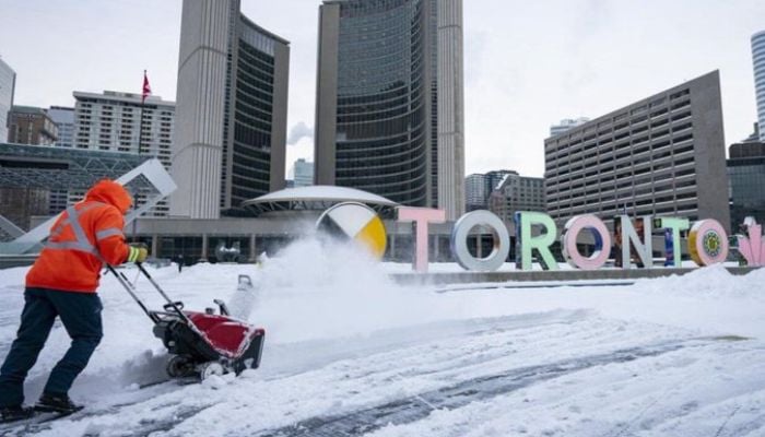 Record-breaking snowfall covers Toronto, breaking decades-old records