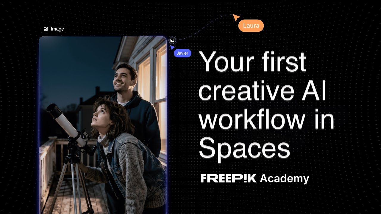Create your first creative AI workflow in Spaces | Freepik Academy - YouTube
