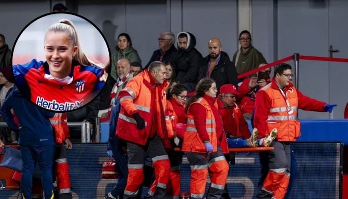 The Spanish soccer player hospitalized after suffering a head injury during a match